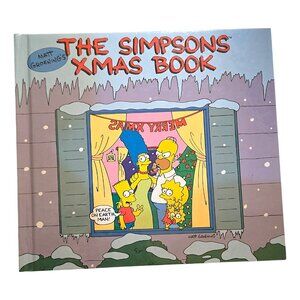 The Simpsons Xmas Book By Matt Groening, Hardcover Vintage 1992, First Edition
